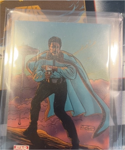 2023 Topps Chrome Star Wars Galaxy #8 The Bespin Administrator Lando Calrissian — front
