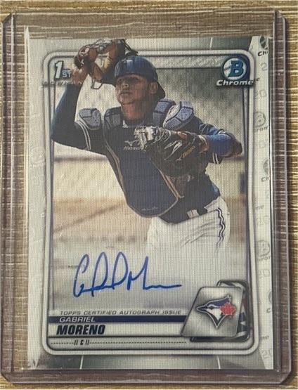 2020 Bowman Chrome #CPA-GM Gabriel Moreno — front