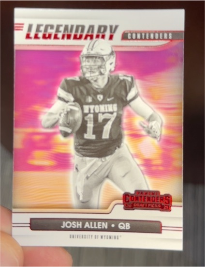 2021 Panini Contenders Draft Picks Legendary Contenders #8 Josh Allen — front