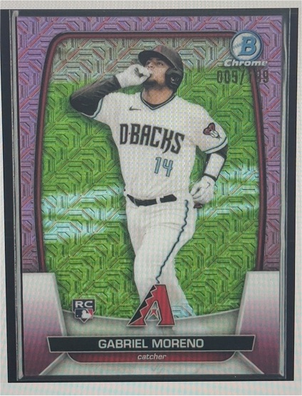 2023 Bowman Chrome #69 Gabriel Moreno — front