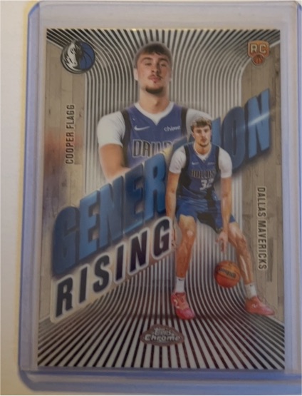 2025 Topps Chrome #GR-1 Cooper Flagg Generation Rising — front