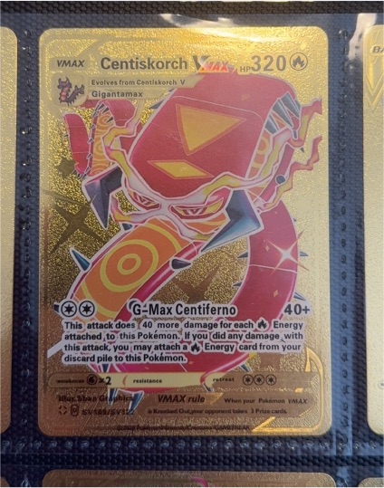2021 Pokémon Shining Fates #SV109 Centiskorch VMAX — front