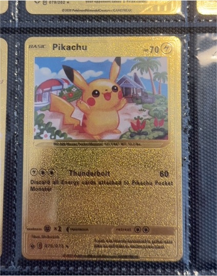 2020 Pokémon #075 Pikachu — front
