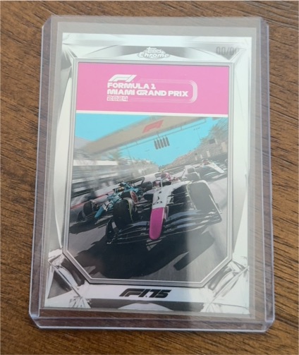 2025 Topps Chrome F1 #F175-4 Miami Grand Prix 2024 Diamond Drives — front
