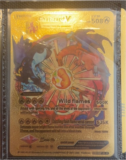 2023 Fan Art Charizard V SMP 26-43 — front
