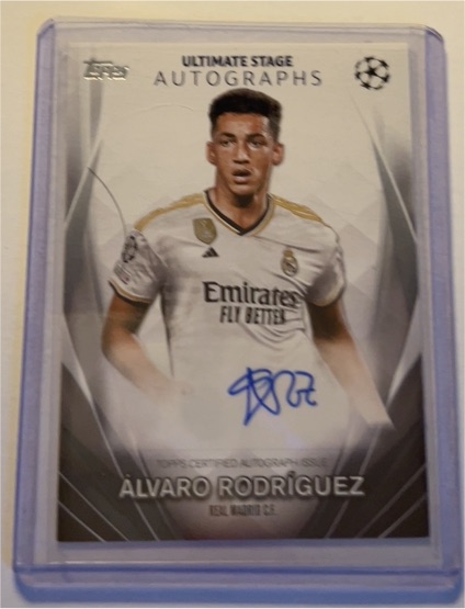 2023-24 Topps UEFA Club Competitions Ultimate Stage #USA-AR Alvaro Rodriguez — front