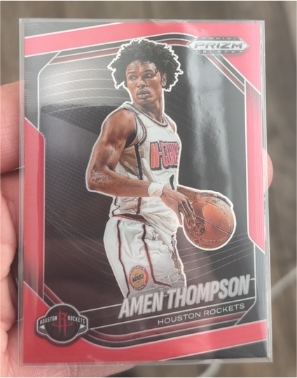 2024-25 Panini Prizm Black #76 Amen Thompson — front