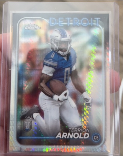 2024 Topps Chrome #228 Terrion Arnold — front