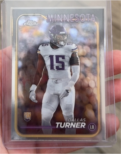 2024 Topps Chrome #221 Dallas Turner — front