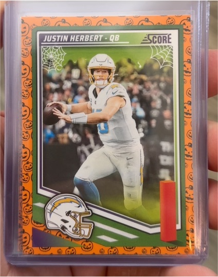 2025 Panini Score-A-Treat #220 Justin Herbert — front