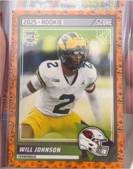 2025 Panini Score #11 Will Johnson — front