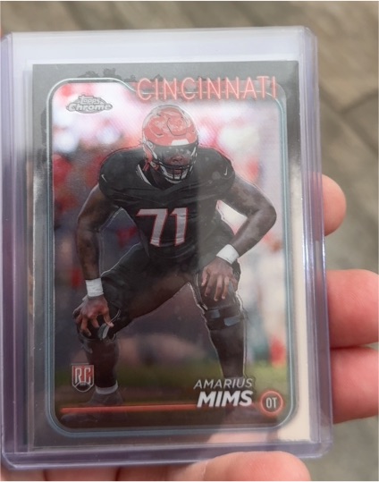 2024 Topps Chrome #271 Amarius Mims — front