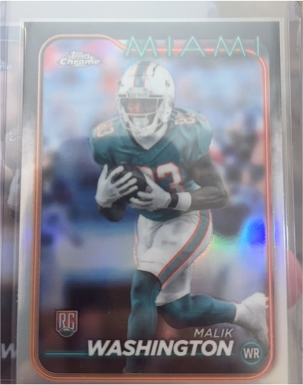 2024 Topps Chrome #254 Malik Washington — front