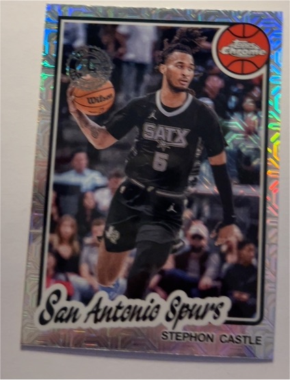 2025-26 Topps Chrome #TC-SC Stephon Castle — front
