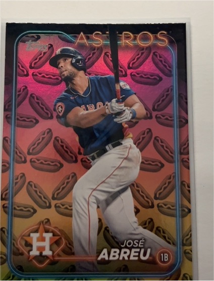 2024 Topps #410 José Abreu Holiday (Series Two) — front