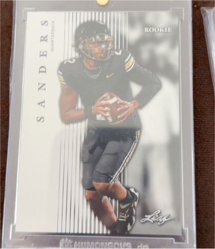 2024 Leaf #R-32 Shedeur Sanders Rookie — front