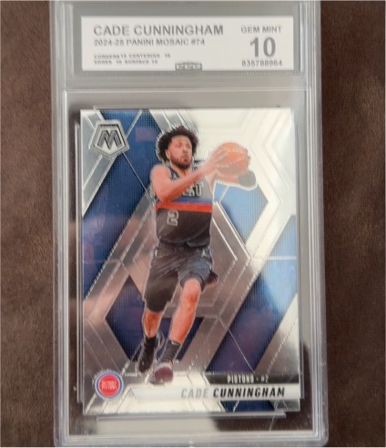2024-25 Panini Mosaic #74 Cade Cunningham — front