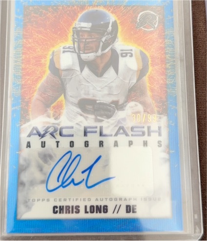2024 Topps Resurgence Arc Flash Autographs #AFA-CL Chris Long — front