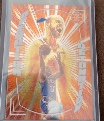 2021-22 Panini Illusions Operation Detonation Orange #27 Stephen Curry — front