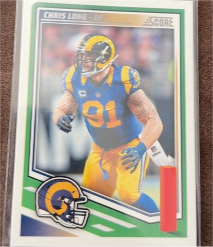 2025 Panini Score #208 Chris Long — front