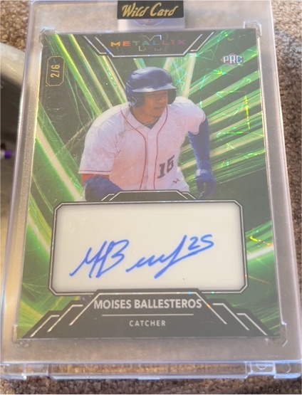 2024 Wild Card Metallix #2/6 Moises Ballesteros — front