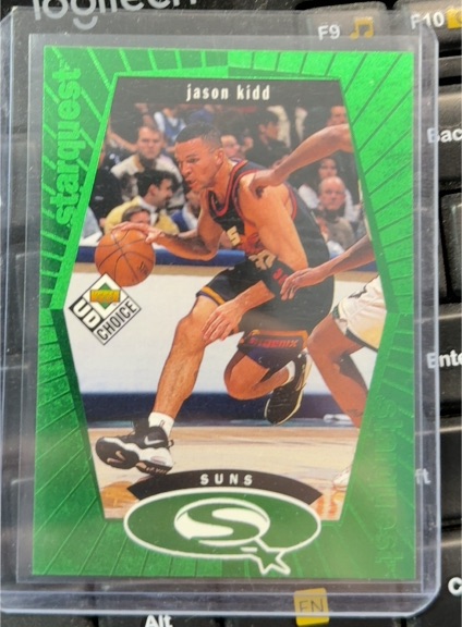 1998-99 UD Choice #SQ21 Jason Kidd StarQuest Green — front