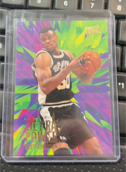1995-96 Fleer Ultra #10 David Robinson Ultra Power — front