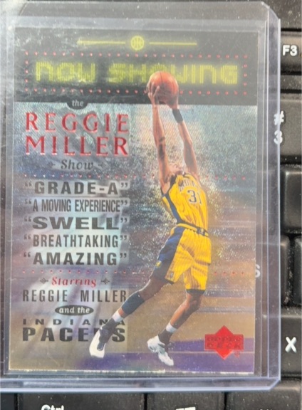 1999-00 Upper Deck Now Showing #NS11 Reggie Miller — front