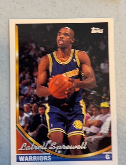 1993-94 Topps #340 Latrell Sprewell — front