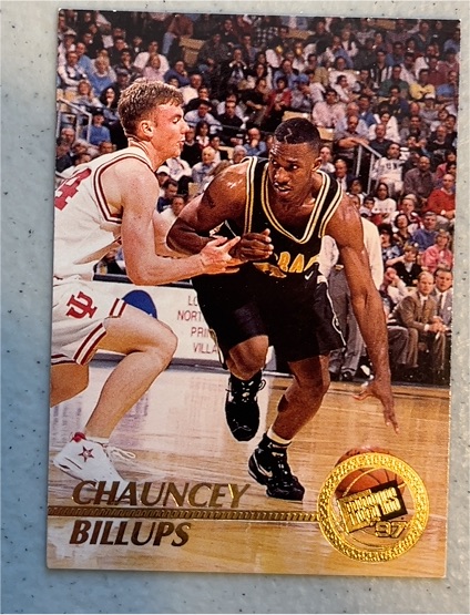 1997 Press Pass #12 Chauncey Billups — front