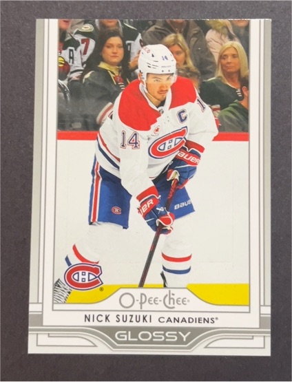 2025-26 Upper Deck Series 1 O-Pee-Chee Glossy #OG-13 Nick Suzuki — front