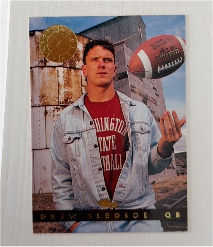 1993 Classic Images #1 Drew Bledsoe — front