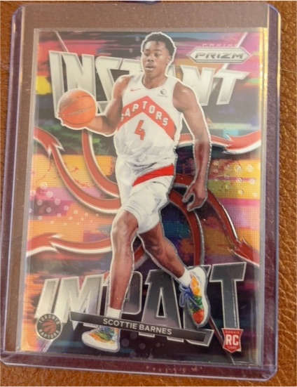 2021-22 Panini Prizm Instant Impact #16 Scottie Barnes — front