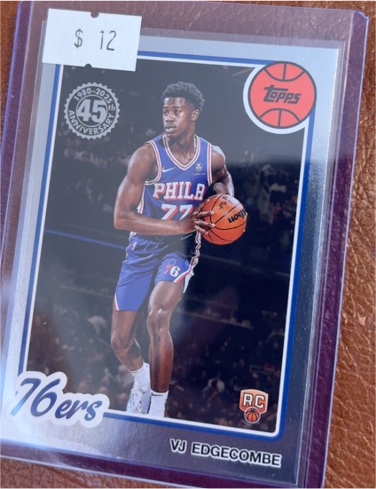 2025-26 Topps 1980-81 Topps Basketball #80BK-96 VJ Edgecombe — front