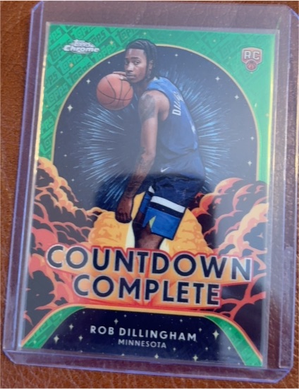 2024-25 Topps Chrome #CC-16 Rob Dillingham Countdown Complete — front