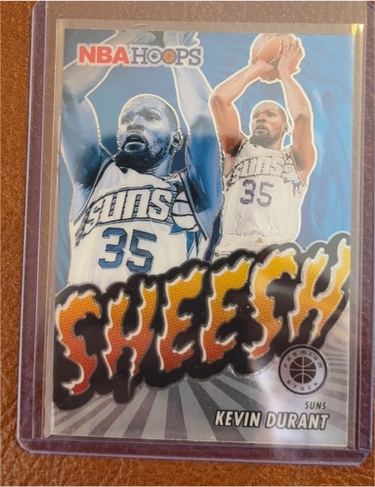 2023-24 Panini NBA Hoops Premium Stock #1 Kevin Durant Sheesh — front