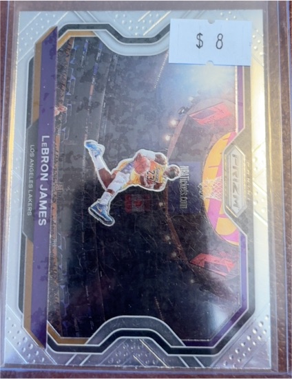 2020-21 Panini Prizm #1 LeBron James Kobe Tribute — front