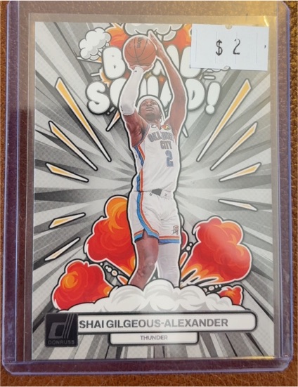 2023-24 Donruss Bomb Squad #10 Shai Gilgeous-Alexander — front