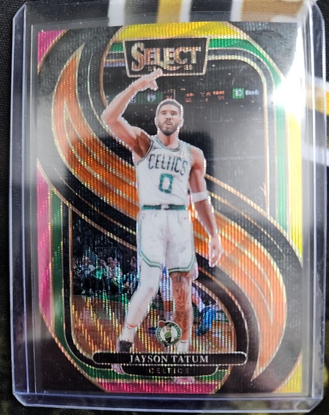2024-25 Panini Select #110 Jayson Tatum Premier Level — front