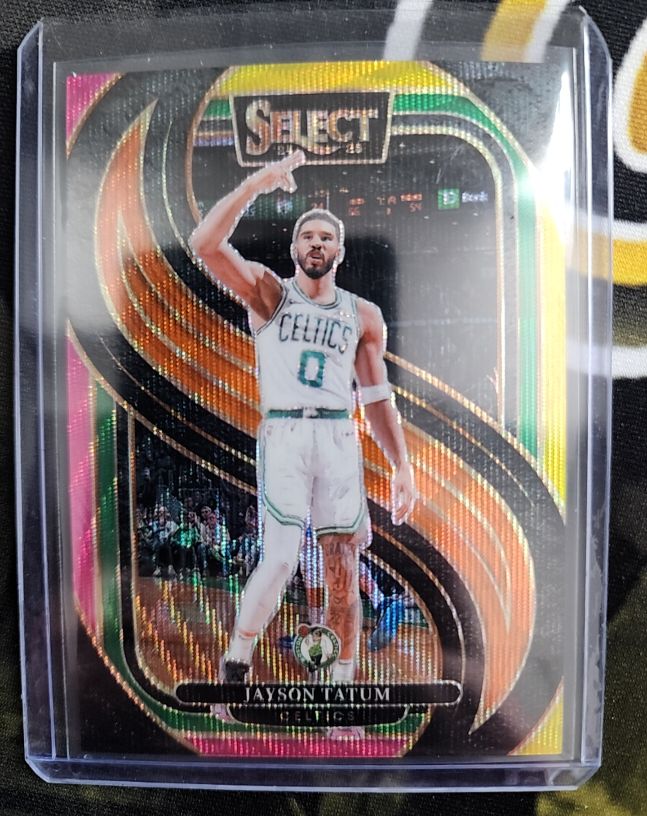 2024-25 Panini Select Premier Level #110 Jayson Tatum — front