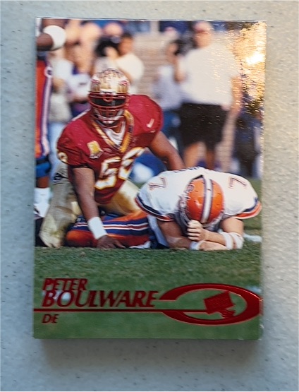 1997 Press Pass #Peter Boulware — front
