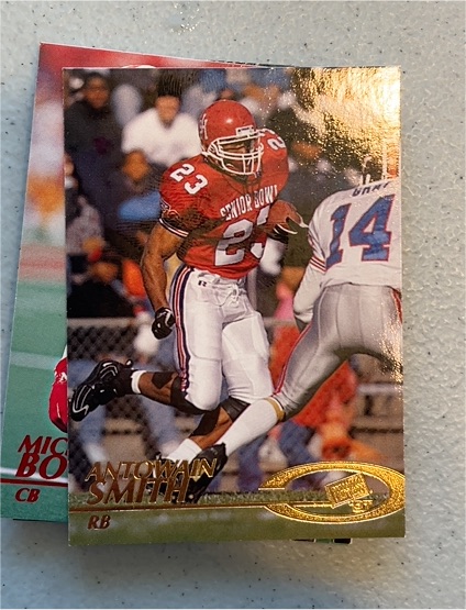 1997 Press Pass #29 Antowain Smith — front
