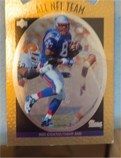1996 Upper Deck Silver Collection #AN6 Ben Coates All-NFL Team — front
