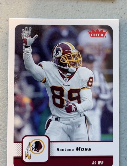 2006 Fleer #89 Santana Moss — front