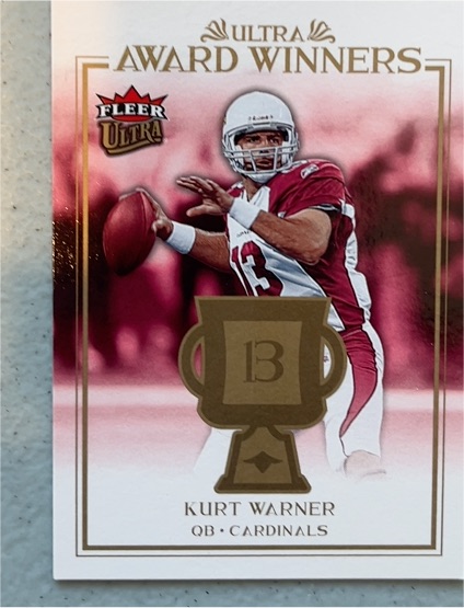 2006 Fleer Ultra Award Winners #UAA-KW Kurt Warner — front