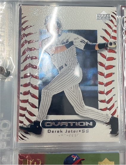 2000 Upper Deck Ovation #58 Derek Jeter — front