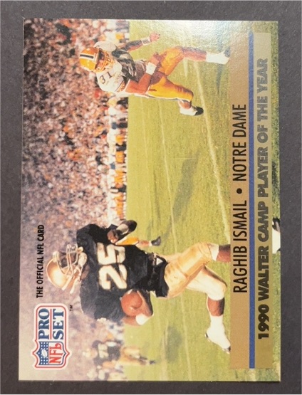 1991 Pro Set #36 Raghib Ismail — front