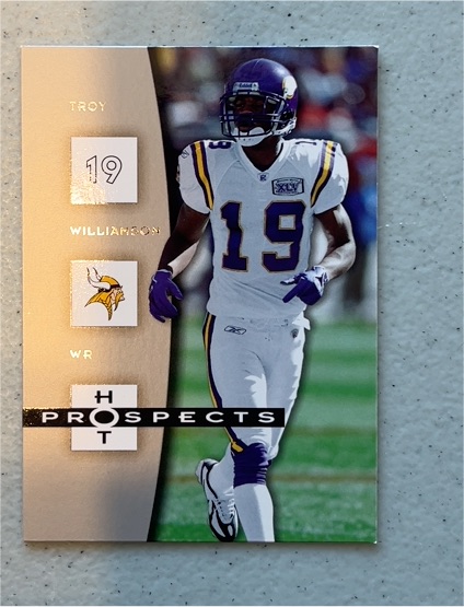 2006 Fleer Hot Prospects #54 Troy Williamson — front