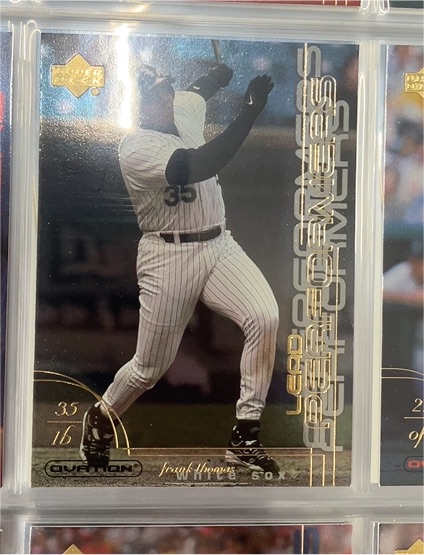 2001 Upper Deck Ovation Lead Performers #LP4 Frank Thomas — front