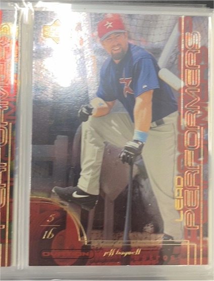 2001 Upper Deck Ovation #LP11 Jeff Bagwell Lead Performers — front